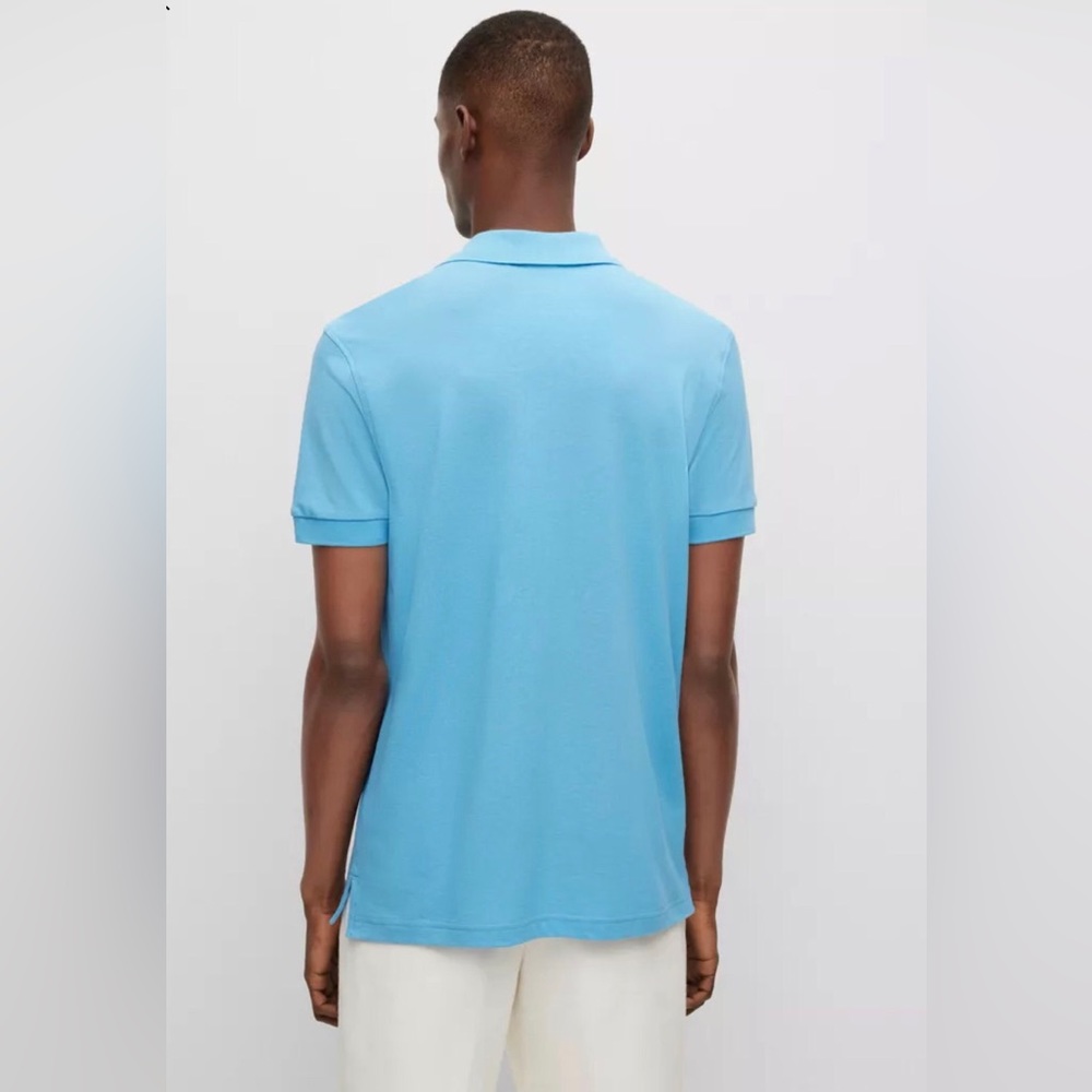 BOSS modern-fit polo shirt with logo embroidery - Picture 3 of 16